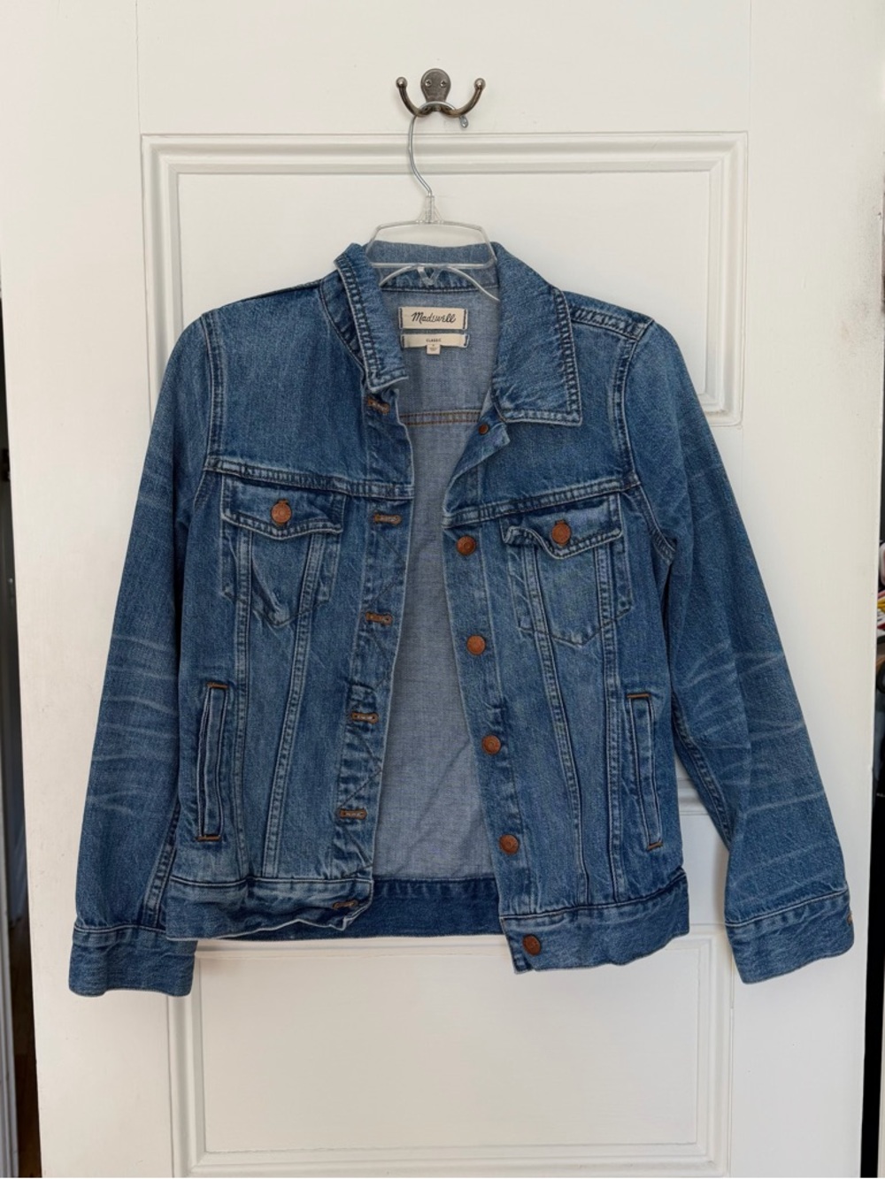 Madewell Light Blue Denim Jacket with Classic Label